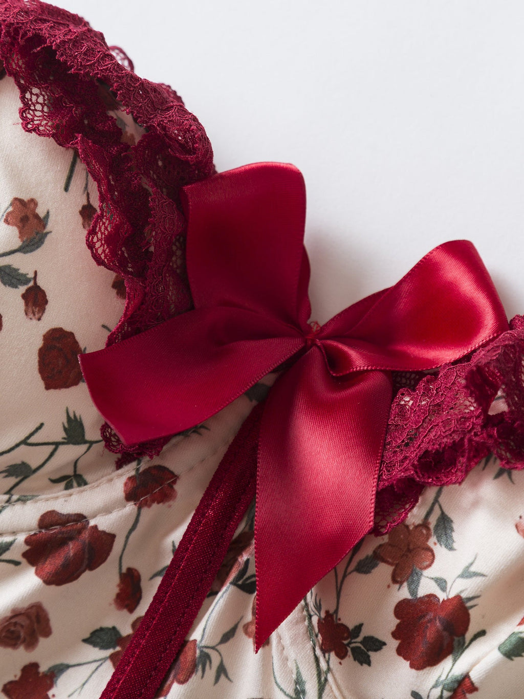 Retro Floral Corset Bouquet Top - aarohi