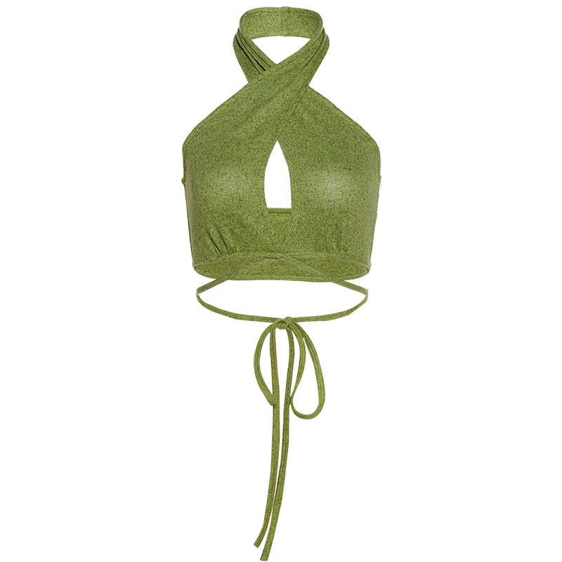 Y2K Corset Camisole Cropped Bustier Top - aarohi